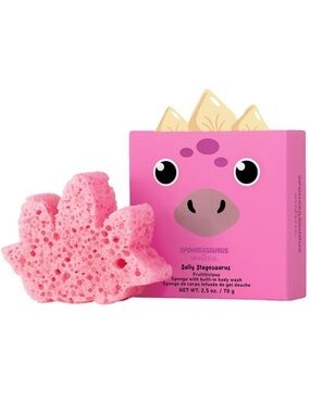 SPONGELLE Spongeasaurus Sally Stegosaurus
Body Wash Infused Sponge 2.5oz NEW